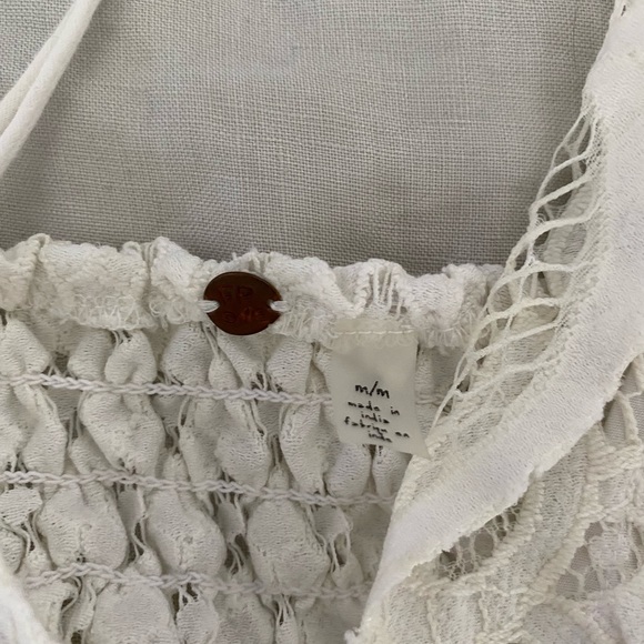 FREE PEOPLE WHITE ADELLA BRALETTE SIZE MEDIUM - Picture 6 of 6